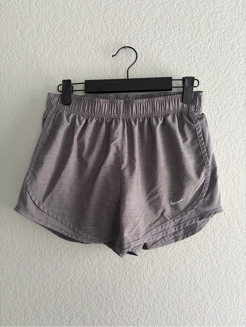 Nike Women’s Light Gray Athletic Running Shorts